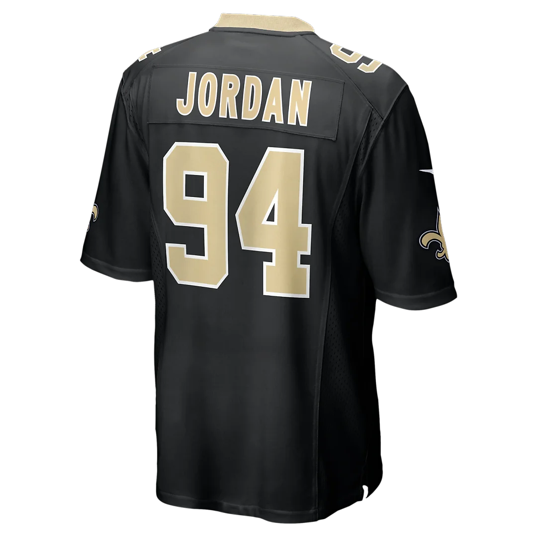 Zennovawear Cameron Jordan New Orleans Saints Game Jersey - Black