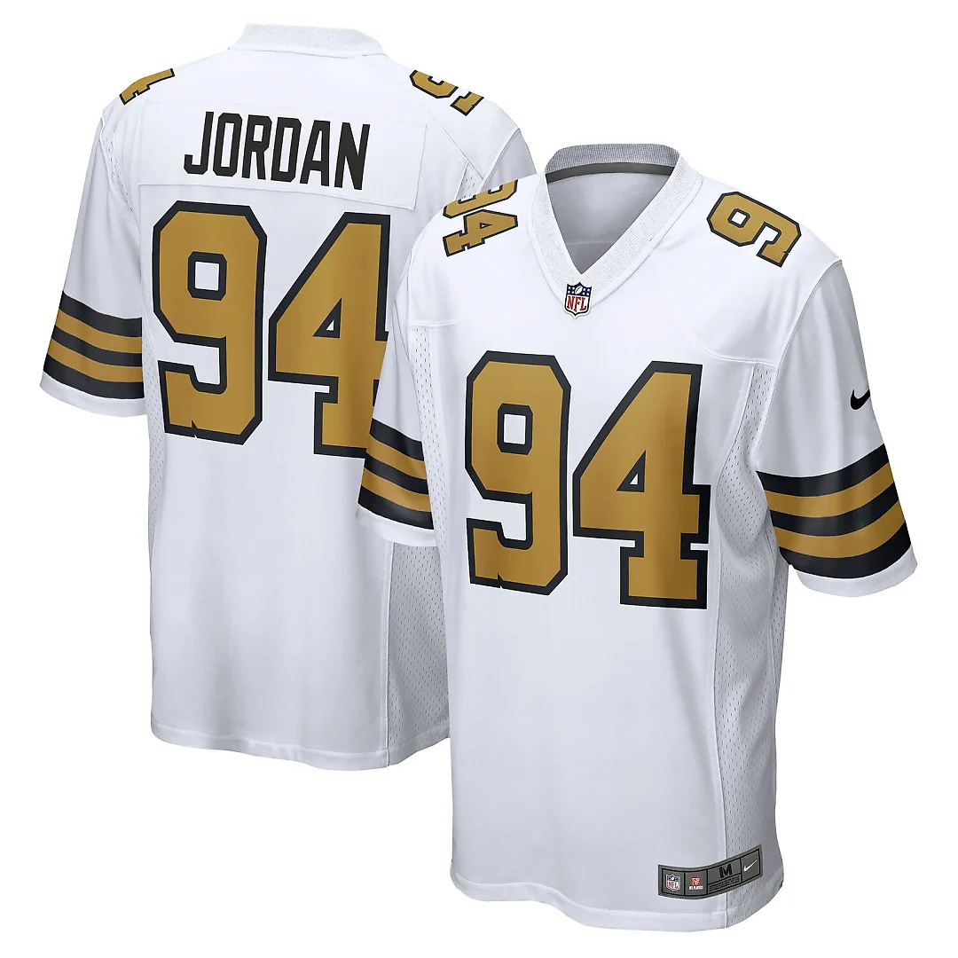 Zennovawear Cameron Jordan New Orleans Saints Alternate Game Jersey - White