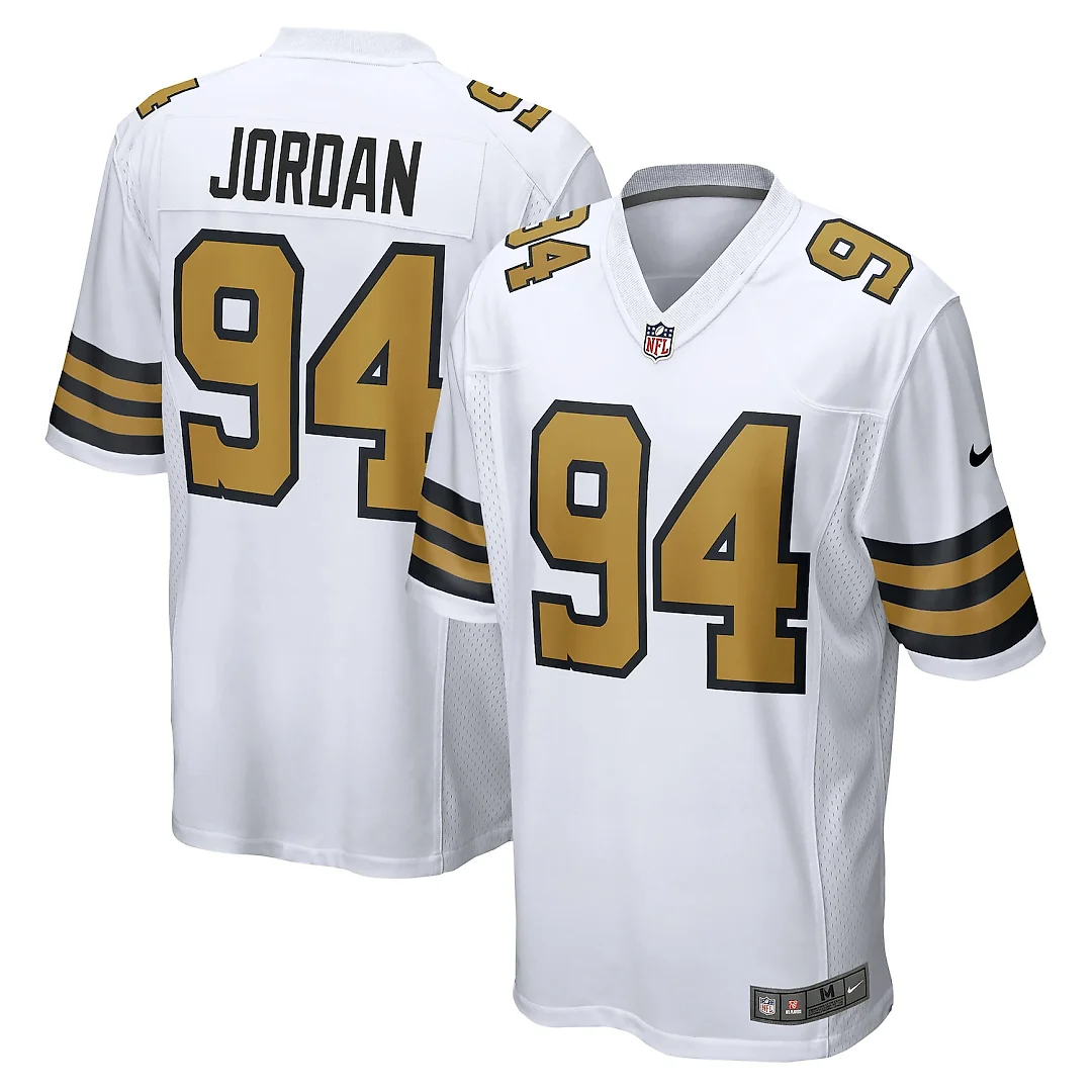 Zennovawear Cameron Jordan New Orleans Saints Alternate Game Jersey - White