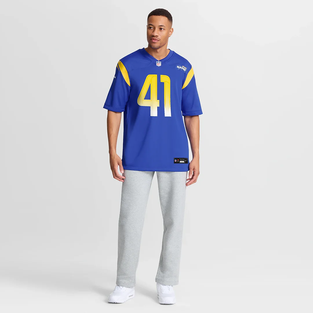 Zennovawear Cameron McCutcheon Los Angeles Rams Game Jersey - Royal