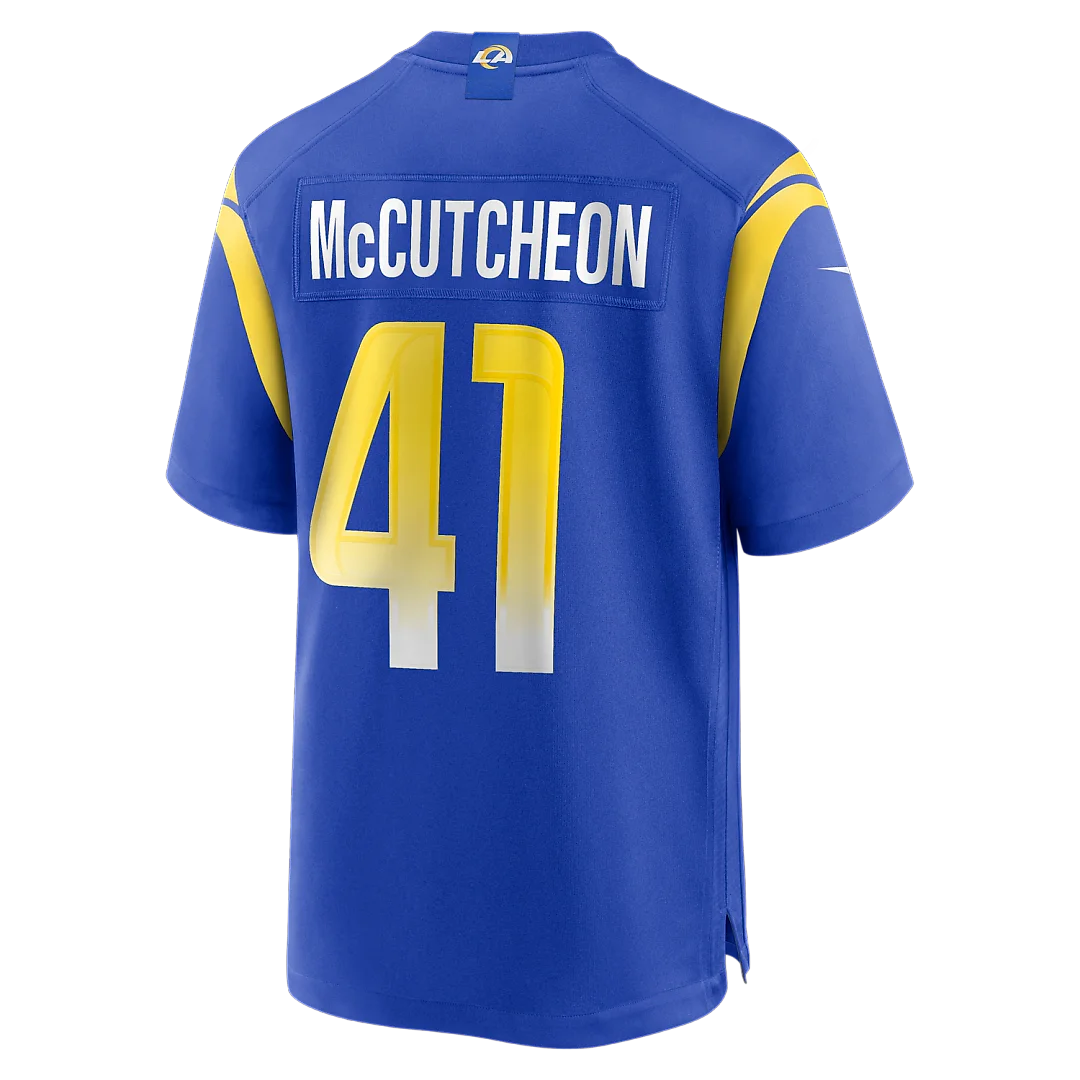 Zennovawear Cameron McCutcheon Los Angeles Rams Game Jersey - Royal