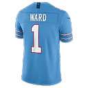 Zennovawear Cameron Ward Tennessee Titans Team Vapor FUSE. Stitched Limited Jersey - Light Blue