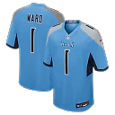 Zennovawear Cameron Ward Tennessee Titans Team Game Jersey - Light Blue
