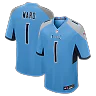 Zennovawear Cameron Ward Tennessee Titans Team Game Jersey - Light Blue
