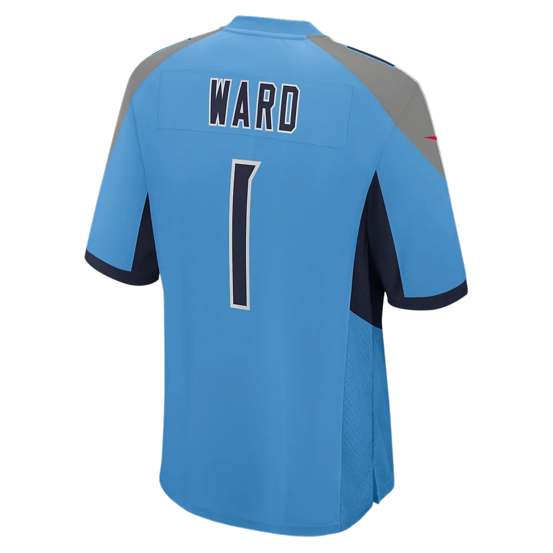 Zennovawear Cameron Ward Tennessee Titans Team Game Jersey - Light Blue
