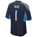 Zennovawear Cameron Ward Tennessee Titans Alternate Game Jersey - Navy