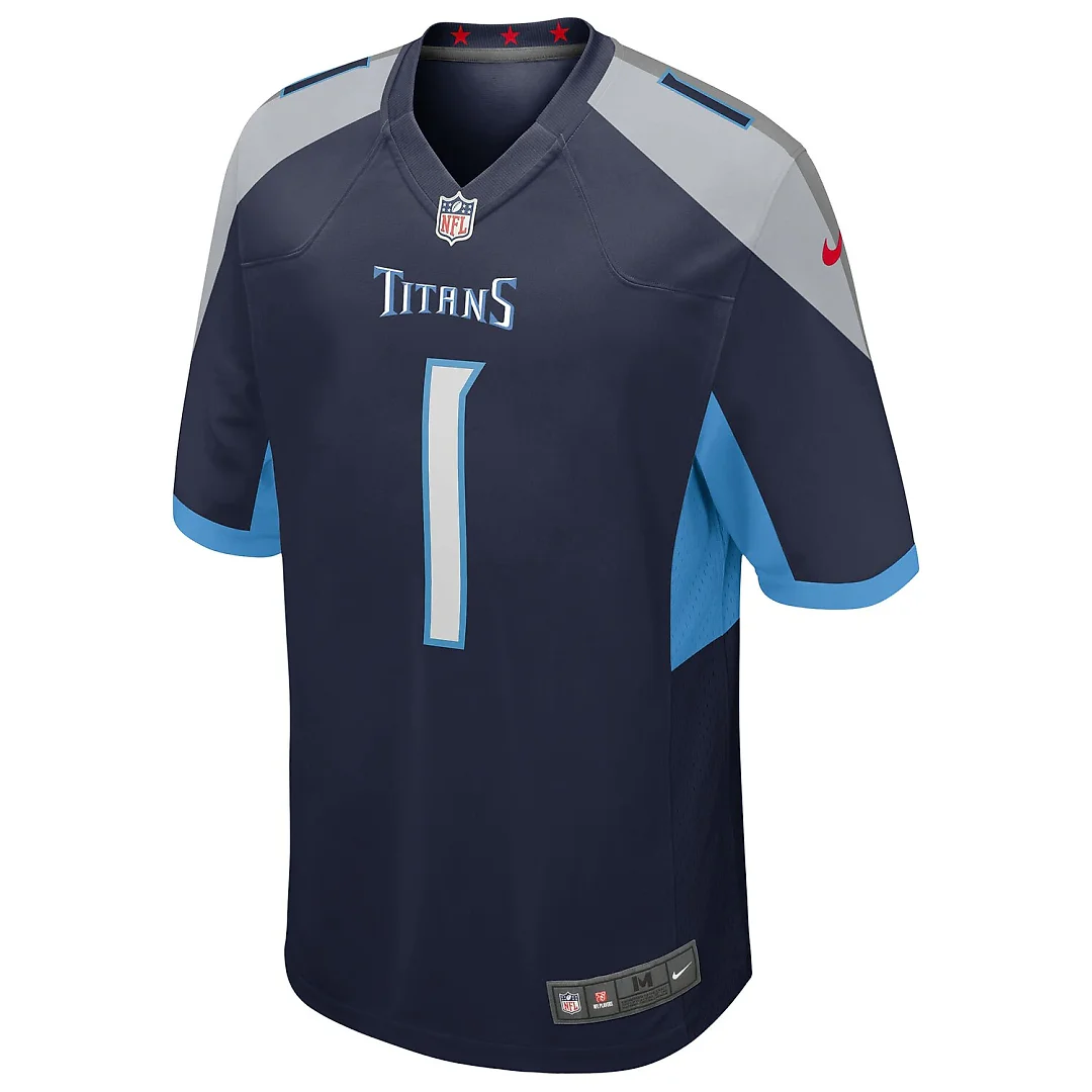 Zennovawear Cameron Ward Tennessee Titans Alternate Game Jersey - Navy
