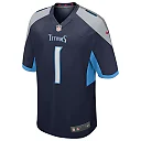Zennovawear Cameron Ward Tennessee Titans Alternate Game Jersey - Navy