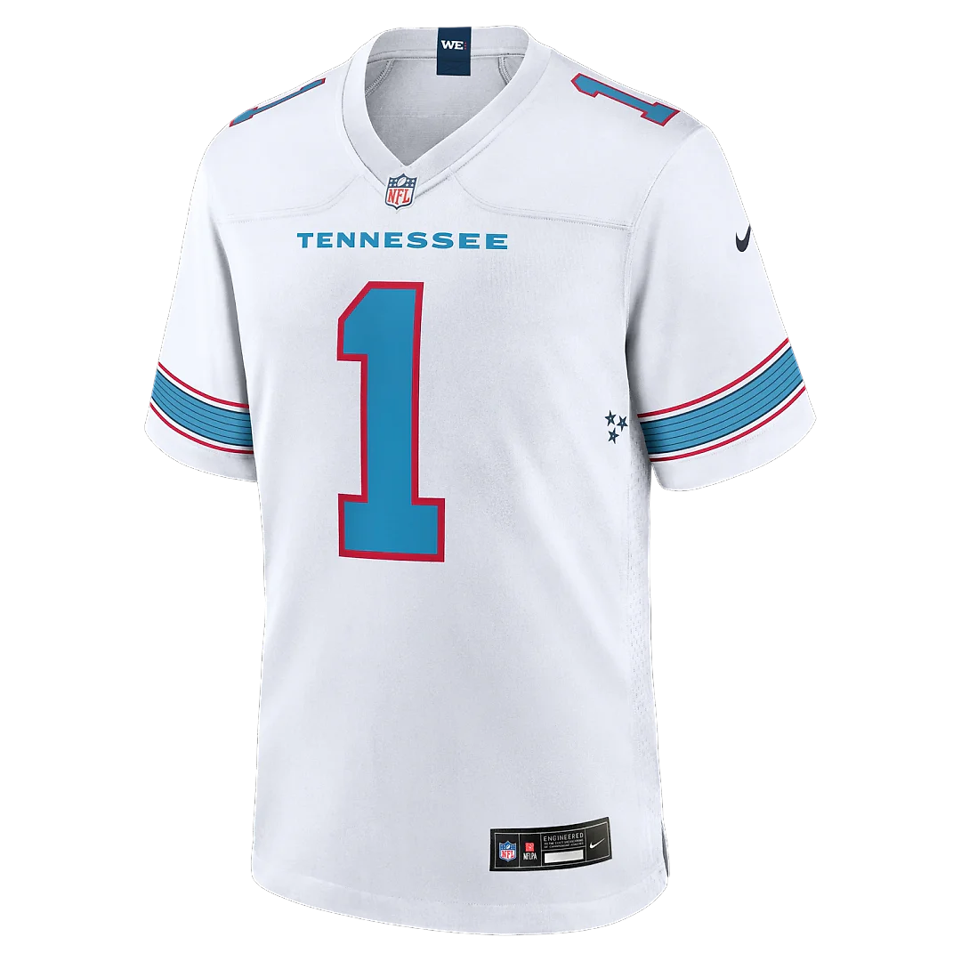 Zennovawear Cameron Ward Tennessee Titans Game Jersey - White