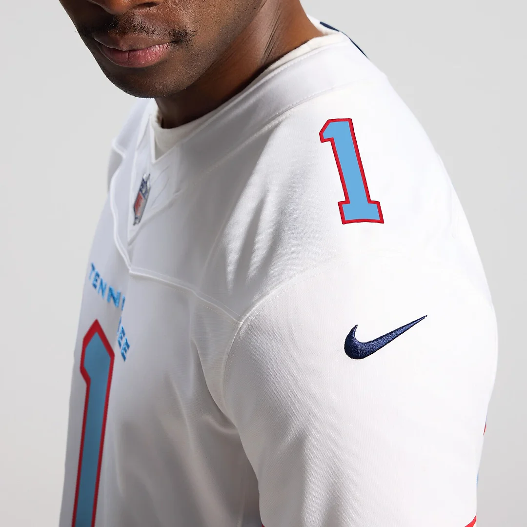 Zennovawear Cameron Ward Tennessee Titans Vapor FUSE. Stitched Limited Jersey - White