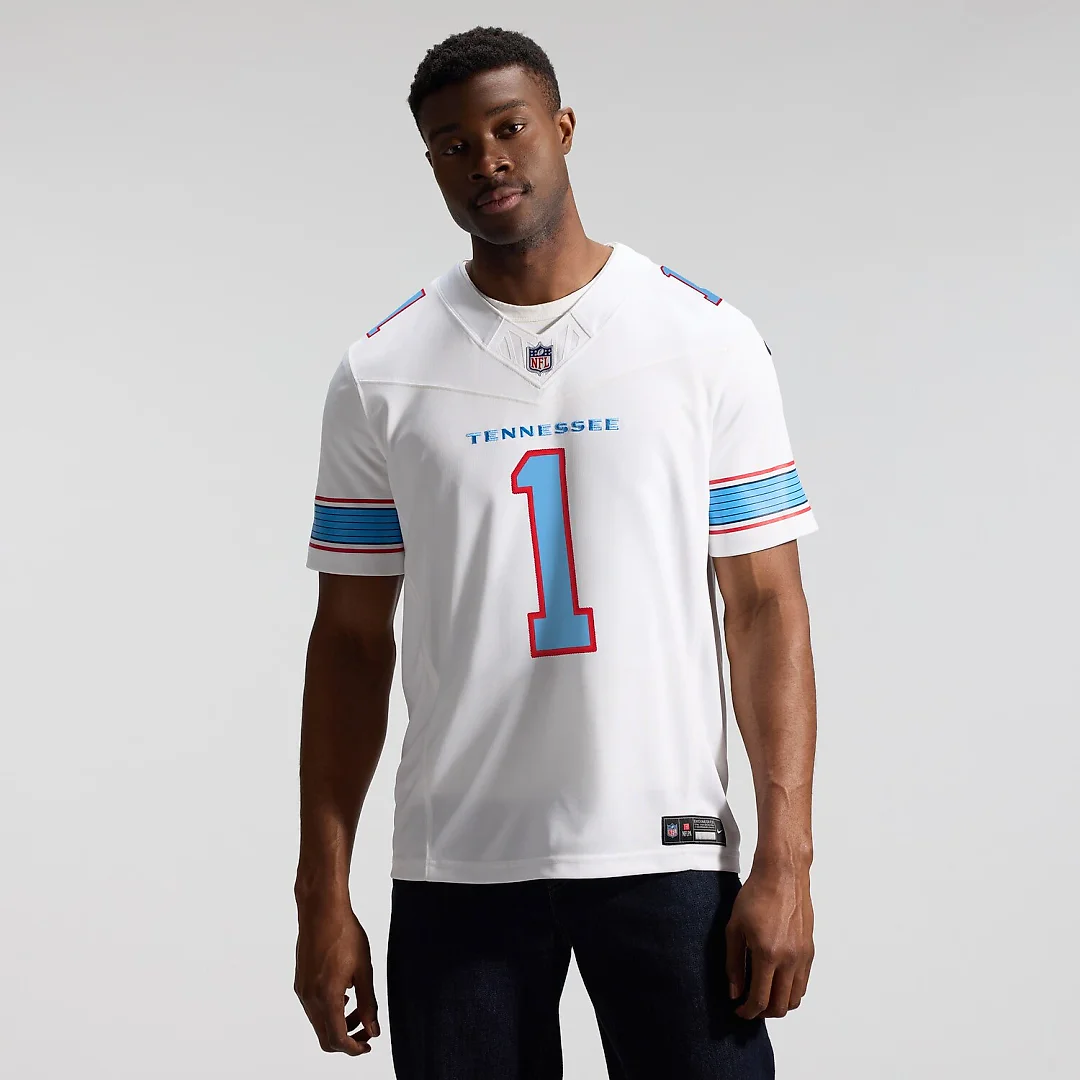 Zennovawear Cameron Ward Tennessee Titans Vapor FUSE. Stitched Limited Jersey - White