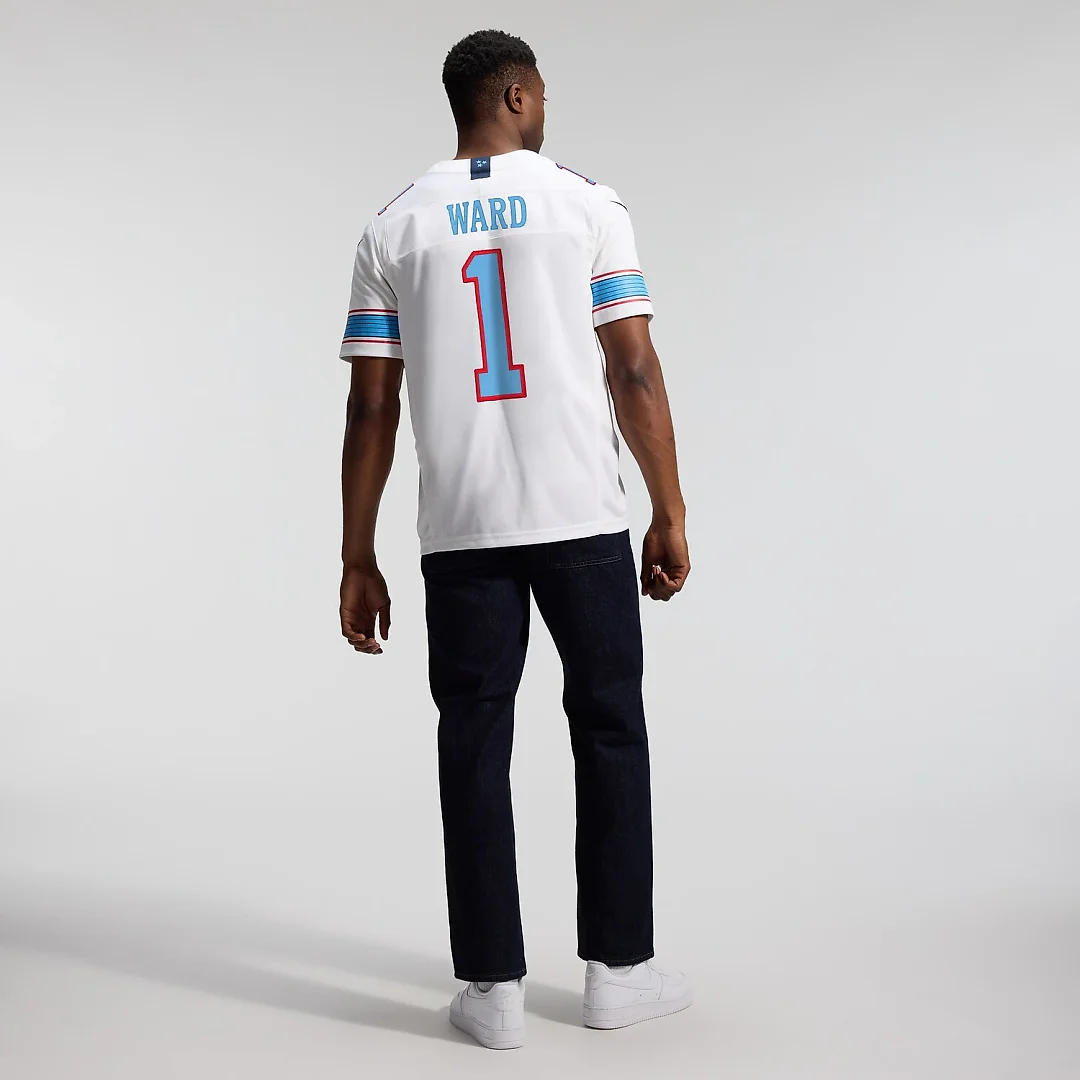 Zennovawear Cameron Ward Tennessee Titans Vapor FUSE. Stitched Limited Jersey - White