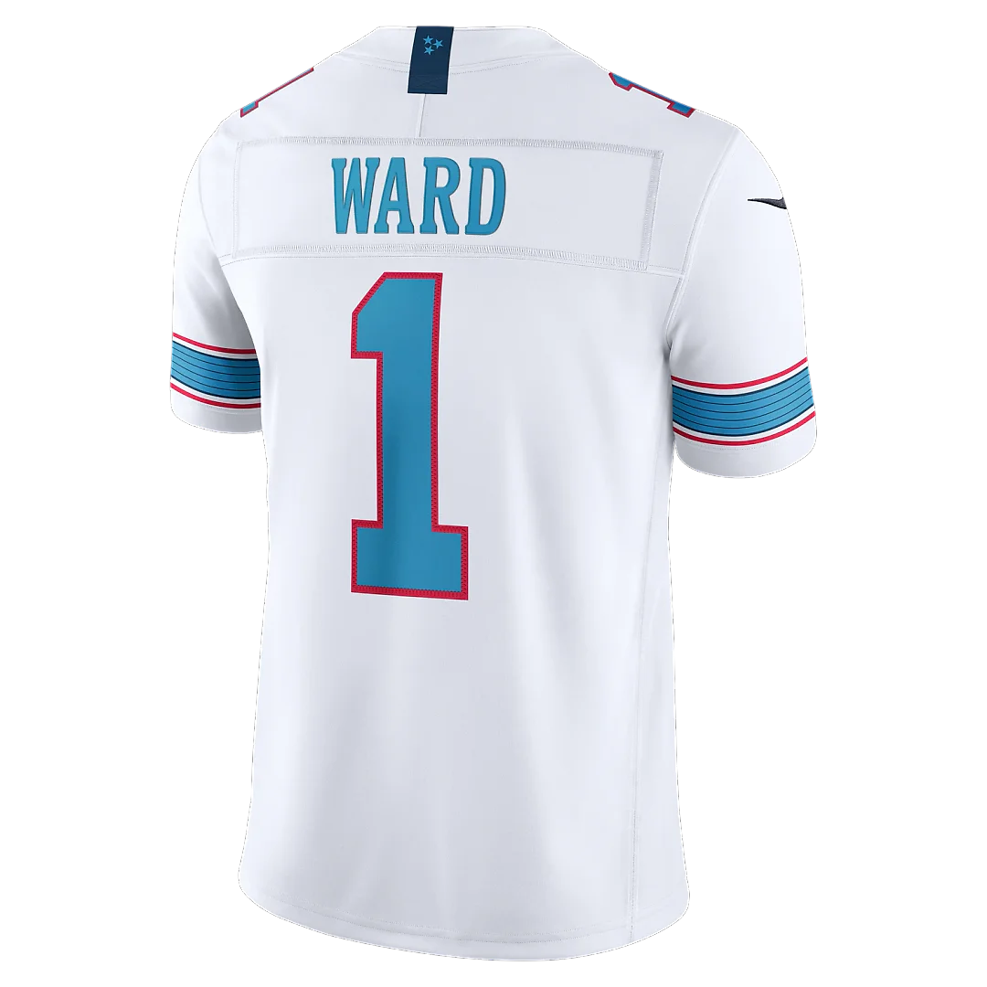 Zennovawear Cameron Ward Tennessee Titans Vapor FUSE. Stitched Limited Jersey - White