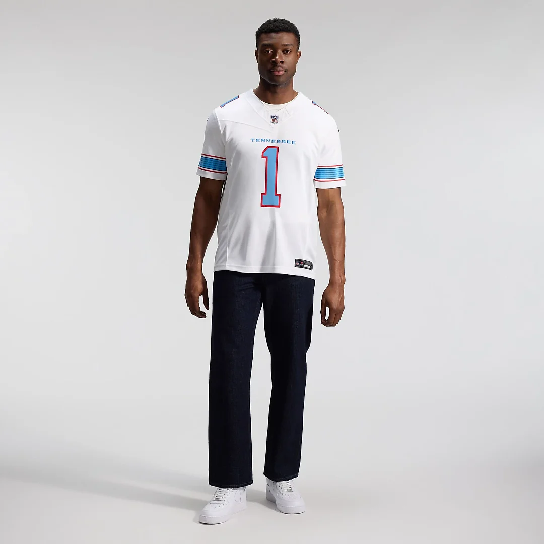 Zennovawear Cameron Ward Tennessee Titans Vapor FUSE. Stitched Limited Jersey - White