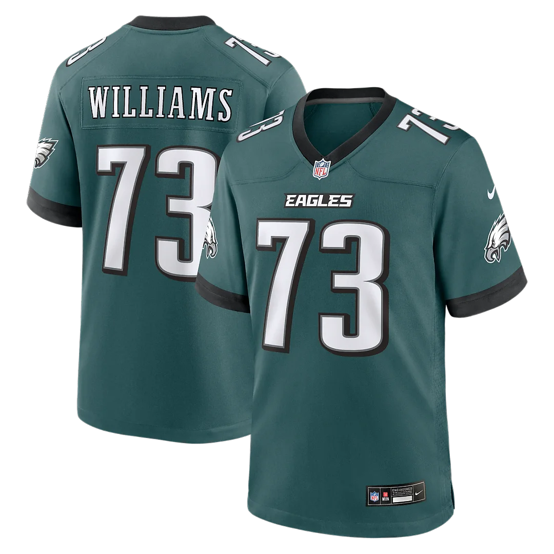 Zennovawear Cameron Williams Philadelphia Eagles Team Game Jersey - Midnight Green