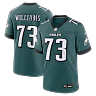 Zennovawear Cameron Williams Philadelphia Eagles Team Game Jersey - Midnight Green