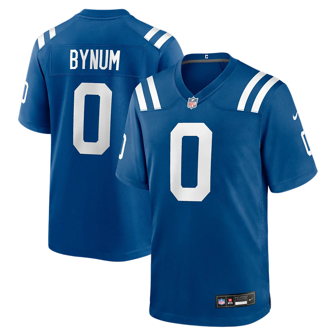 Zennovawear Camryn Bynum Indianapolis Colts Team Game Jersey - Royal