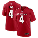 Zennovawear Jeremiyah Love Arizona Cardinals 2026 NFL Draft First Round Pick No. 3 Team Game Jersey - Cardinal