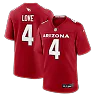 Zennovawear Jeremiyah Love Arizona Cardinals 2026 NFL Draft First Round Pick No. 3 Team Game Jersey - Cardinal