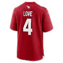 Zennovawear Jeremiyah Love Arizona Cardinals 2026 NFL Draft First Round Pick No. 3 Team Game Jersey - Cardinal