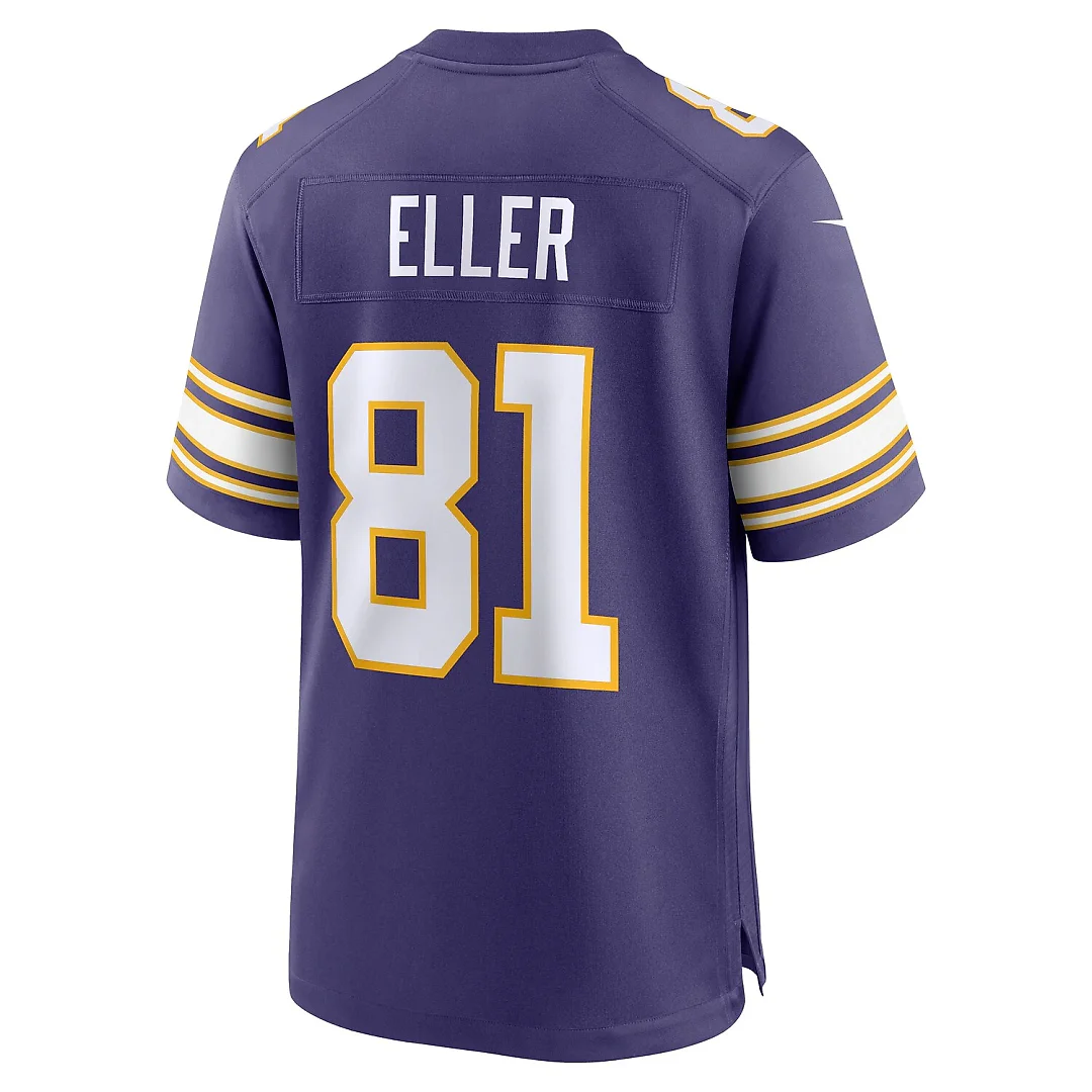 Zennovawear Carl Eller Minnesota Vikings Retired Player Alternate Game Jersey - Purple