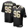Zennovawear Carl Granderson New Orleans Saints Game Jersey - Black