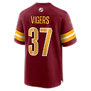 Zennovawear Car'lin Vigers Washington Commanders Team Game Jersey - Burgundy