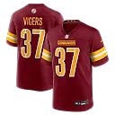 Zennovawear Car'lin Vigers Washington Commanders Team Game Jersey - Burgundy