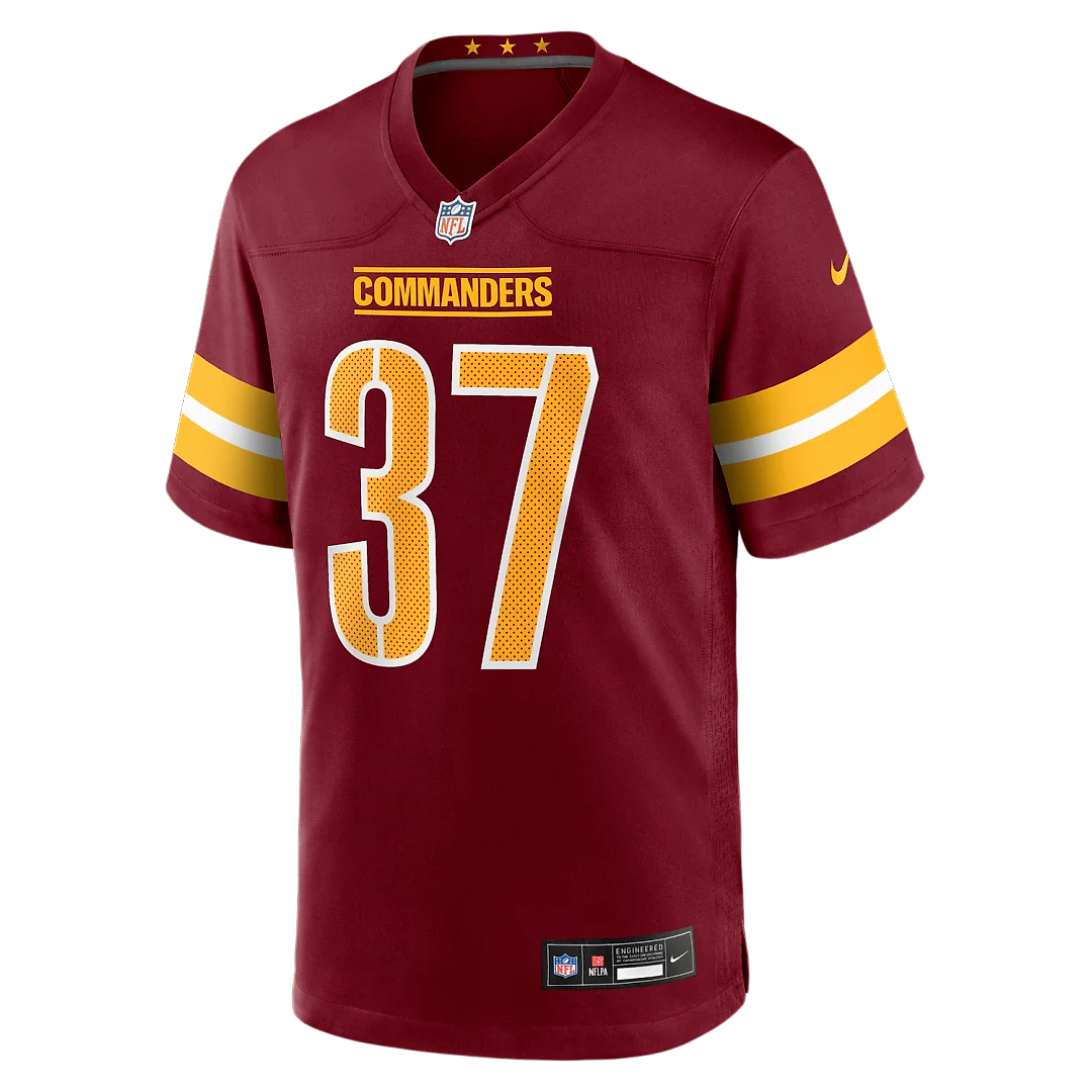Zennovawear Car'lin Vigers Washington Commanders Team Game Jersey - Burgundy