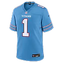 Zennovawear Carnell Tate Tennessee Titans 2026 NFL Draft First Round Pick No. 4 Team Game Jersey - Light Blue