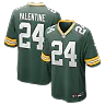 Zennovawear Carrington Valentine Green Bay Packers Game Jersey - Green