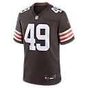 Zennovawear Carson Schwesinger Cleveland Browns 2025 NFL Draft Game Jersey - Brown