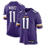 Zennovawear Carson Wentz Minnesota Vikings Team Game Jersey - Purple