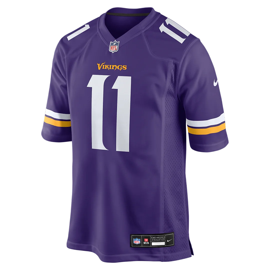 Zennovawear Carson Wentz Minnesota Vikings Team Game Jersey - Purple