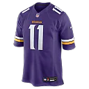 Zennovawear Carson Wentz Minnesota Vikings Team Game Jersey - Purple