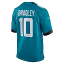 Zennovawear Carter Bradley Jacksonville Jaguars Team Game Jersey - Teal