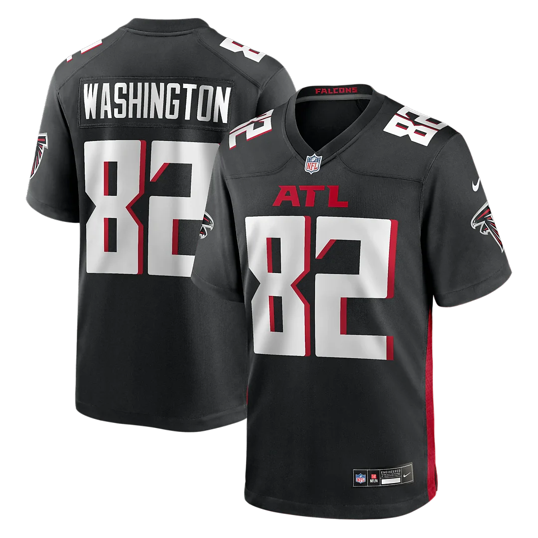 Zennovawear Casey Washington Atlanta Falcons Team Game Jersey - Black