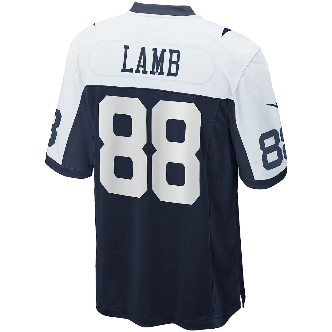 Zennovawear CeeDee Lamb Dallas Cowboys Alternate Game Team Jersey - Navy