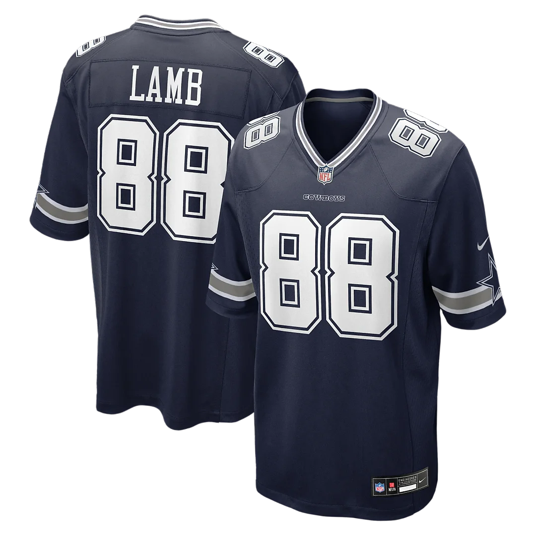 Zennovawear CeeDee Lamb Dallas Cowboys Game Jersey - Navy