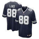 Zennovawear CeeDee Lamb Dallas Cowboys Game Jersey - Navy