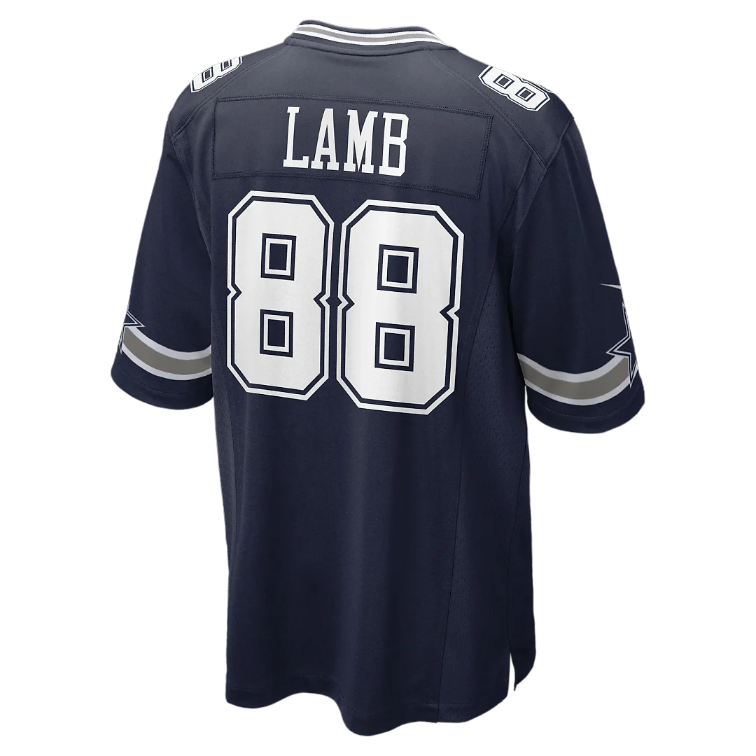 Zennovawear CeeDee Lamb Dallas Cowboys Game Jersey - Navy