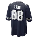 Zennovawear CeeDee Lamb Dallas Cowboys Game Jersey - Navy