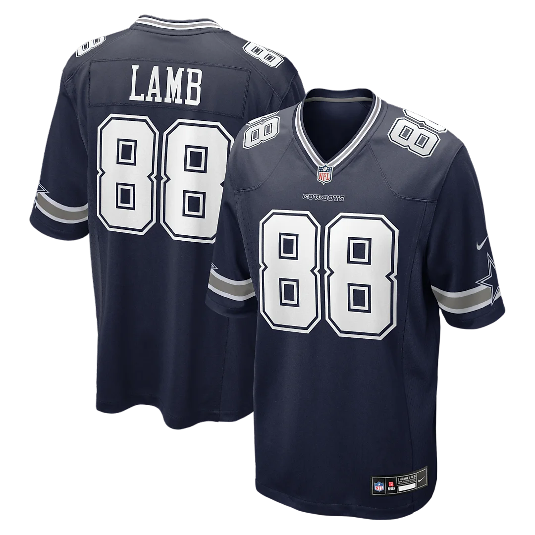 Zennovawear CeeDee Lamb Dallas Cowboys Game Jersey - Navy