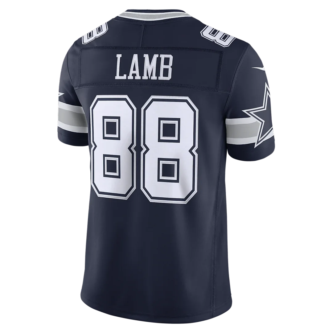 Zennovawear CeeDee Lamb Dallas Cowboys Team Vapor FUSE. Stitched Limited Jersey - Navy