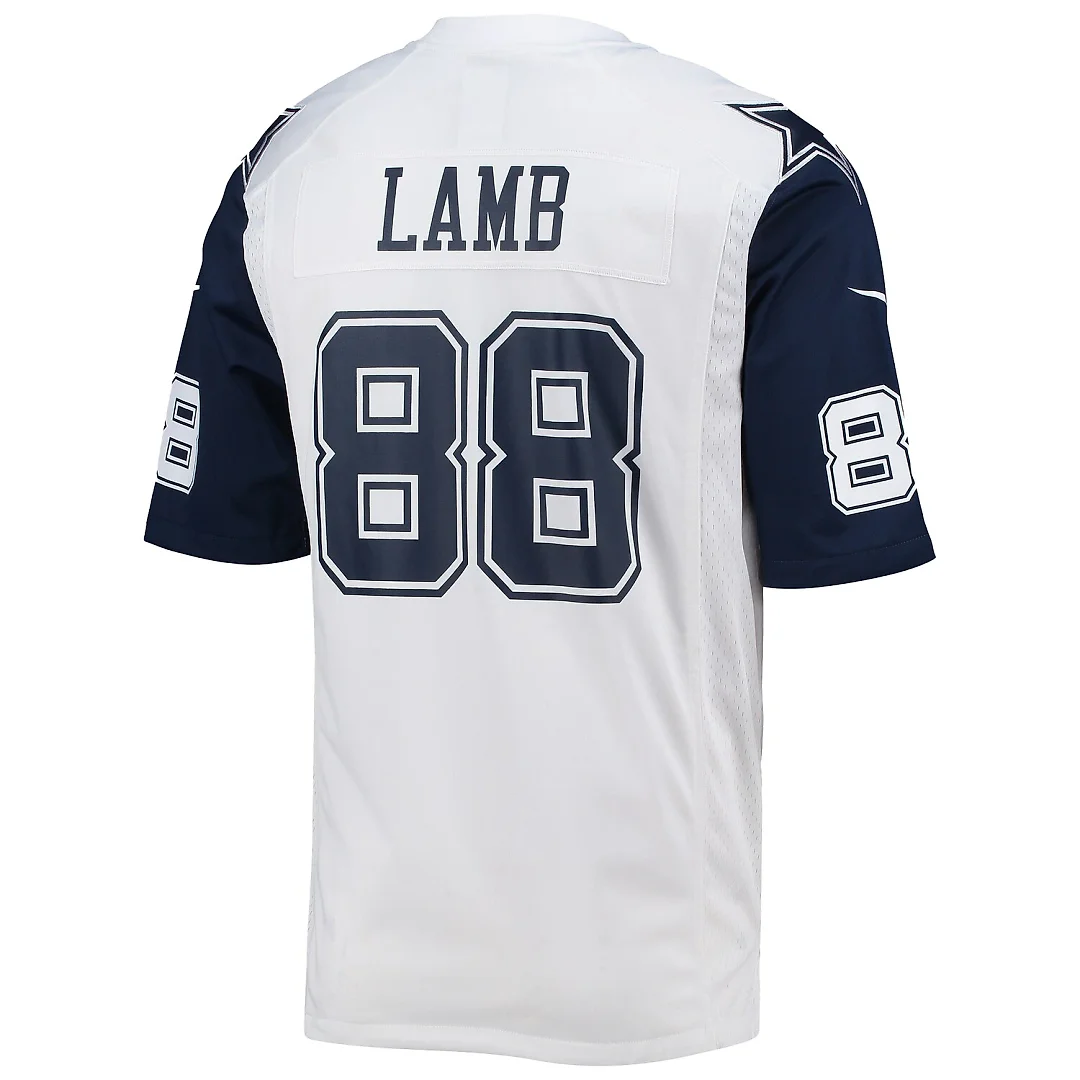 Zennovawear CeeDee Lamb Dallas Cowboys Alternate Game Team Jersey - White
