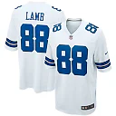 Zennovawear CeeDee Lamb Dallas Cowboys Game Team Jersey - White