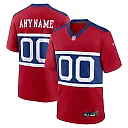Zennovawear New York Giants Alternate Game Custom Jersey - Century Red