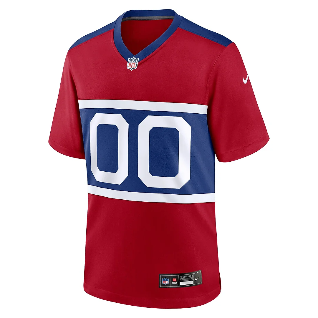 Zennovawear New York Giants Alternate Game Custom Jersey - Century Red