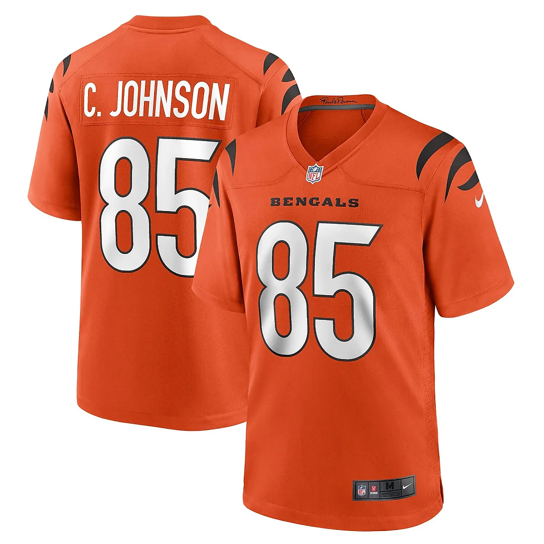 Zennovawear Chad Johnson Cincinnati Bengals Retired Player Alternate Game Jersey - Orange