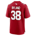 Zennovawear Chad Ryland Arizona Cardinals Team Game Jersey - Cardinal